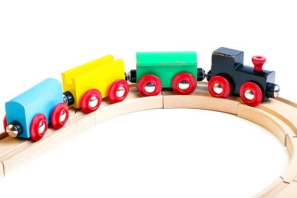 istock Wooden toy train 187978775