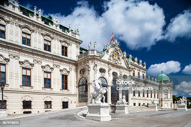 Upper Belvedere Building In Vienna Austria Stock Photo - Download Image Now - Austria, Belvedere Palace - Vienna, Palace