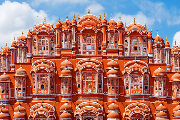 Hawa Mahal palace in Jaipur Hawa Mahal palace (Palace of the Winds) in Jaipur, Rajasthan, India hawa mahal photos stock pictures, royalty-free photos & images
