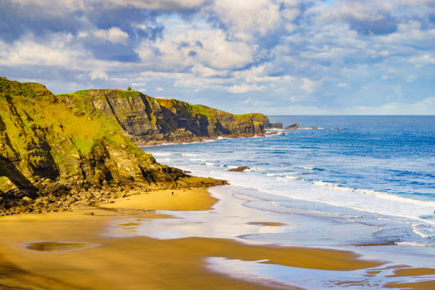istock Asturias coast with Carniciega beach in Spain. 1879804227