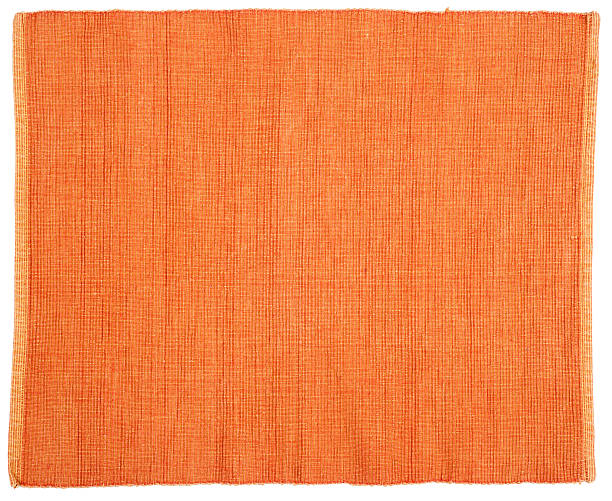 Close-up of an orange fabric background