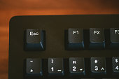 Escape key on a desktop keyboard