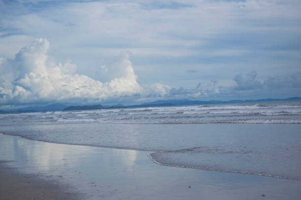 istock Sunset on Las Lajas beach in Panama 1879854392