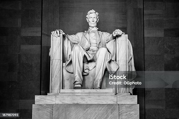 Abraham Lincoln Memorial Stock Photo - Download Image Now - Abraham Lincoln, Statue, American Culture