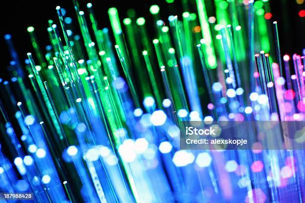 Fiber Optics Stock Photo - Download Image Now - Computer, Data, Digital Subscriber Line