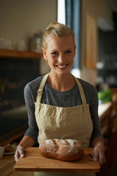 Proudly baked with her own hands