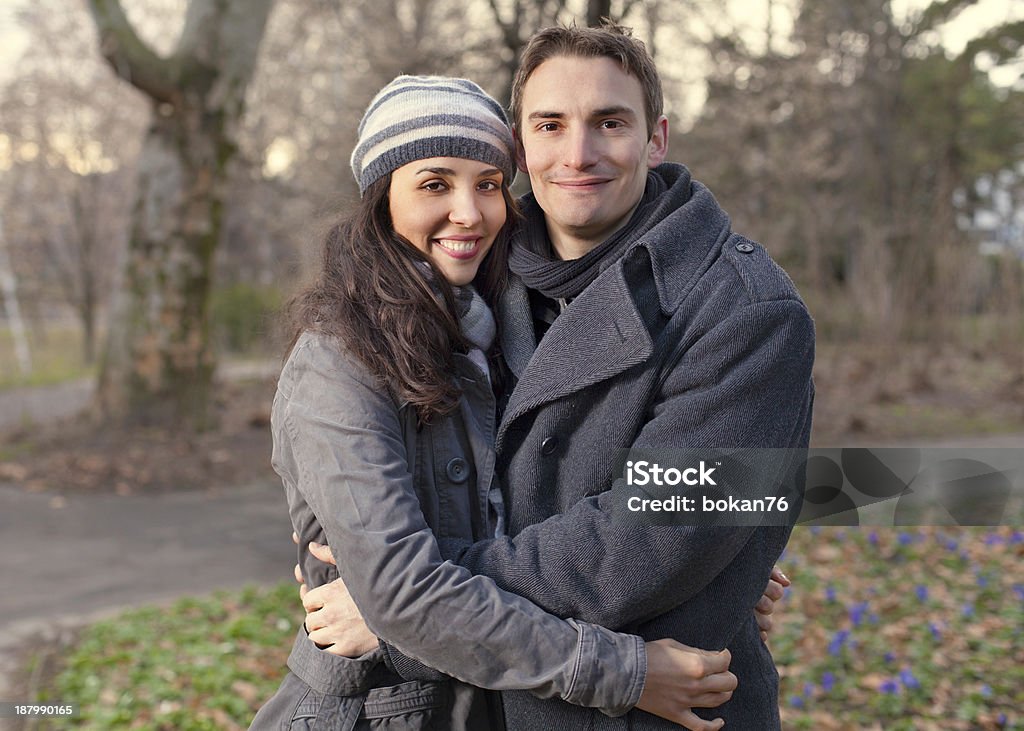 Winter love Winter portrait of a beautiful young couple 20-29 Years Stock Photo