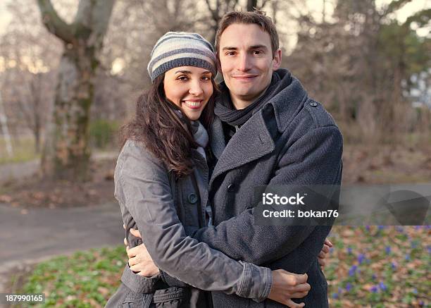 Winter Love Stock Photo - Download Image Now - 20-29 Years, Adult, Adults Only