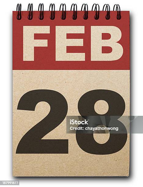 Kalender Stockfoto und mehr Bilder von 25-29 Jahre - 25-29 Jahre, Februar, Vertikal