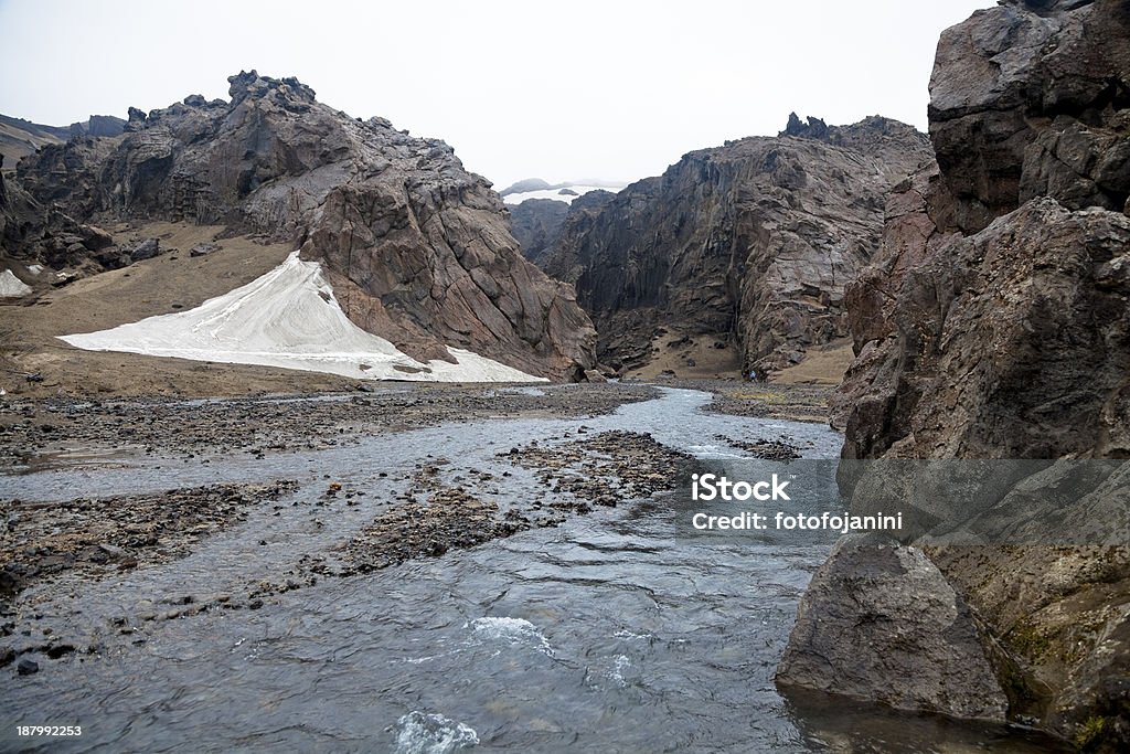Icelandic rio - Foto de stock de Ajardinado royalty-free