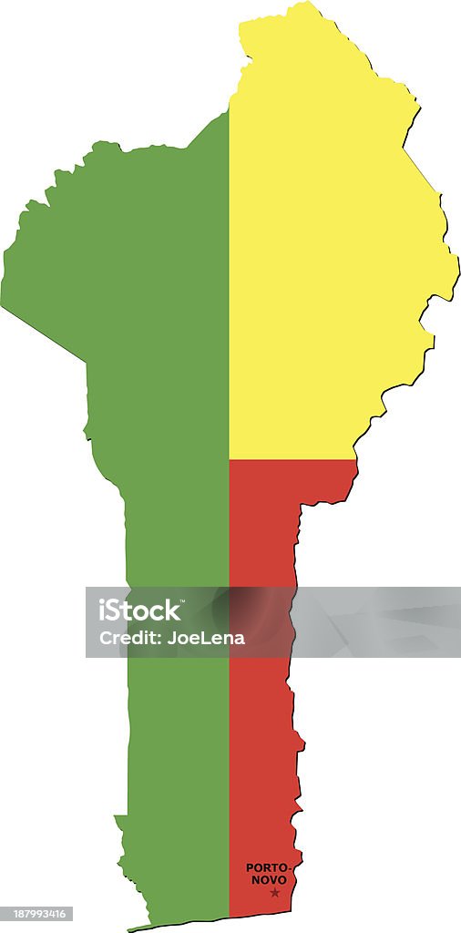 Flagge von Benin - Lizenzfrei Afrika Vektorgrafik