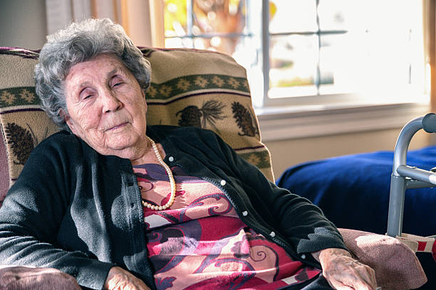 istock Elderly Woman in a Nursing Home 187993475