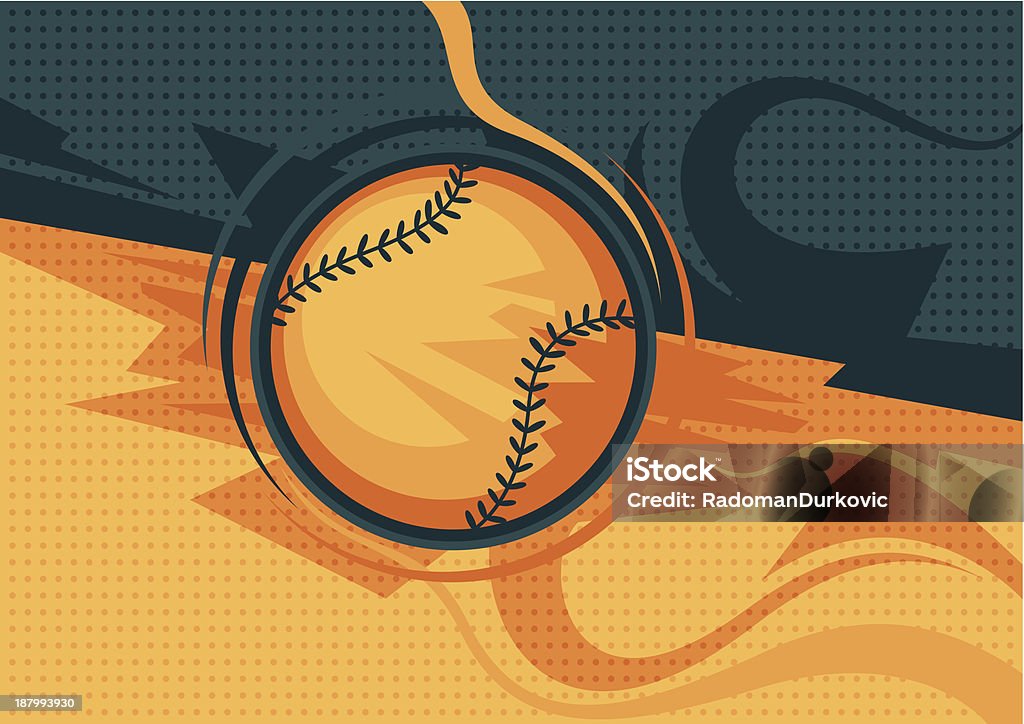 Abstract Softball Base Abstract Baseball Poster Stock Illustration - Download Image Now ...