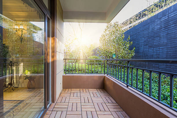 istock beautiful modern house with garden 187994297