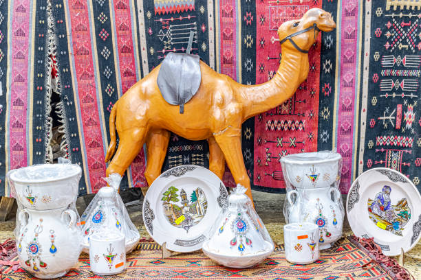istock A fake dromedary and white ceramic pottery jugs 1879962870