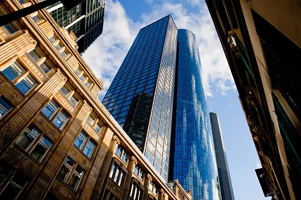In the heart of Frankfurts business district lays Main Tower.
