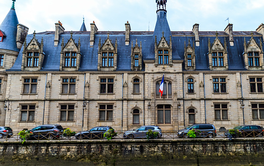 Niort, France, september 15, 2022 : Town hall of the city of Niort
