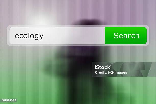 Ecology Search Bar Image Stock Photo - Download Image Now - Adult, Backgrounds, Blue