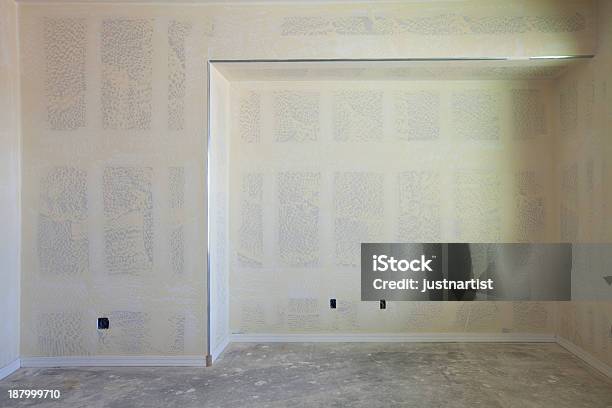 Drywall Construction Of A New House Stock Photo - Download Image Now - Built Structure, Construction Industry, Drywall