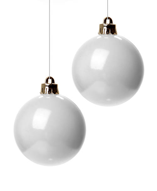 Christmas, Christmas balls white
