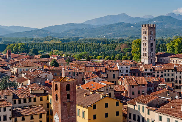 istock Lucca panoramic view, Tuscany, Italy 188000239