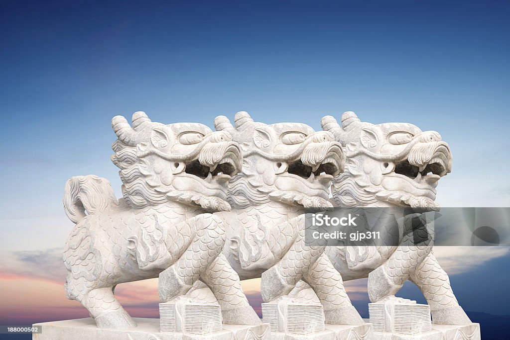 Qilin Kylin ou Le Kirin - Photo de Architecture libre de droits