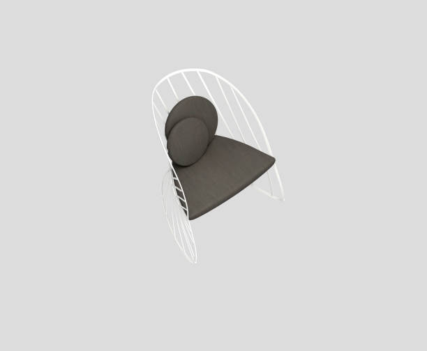 istock 3d render of outdoor chair 1880006209