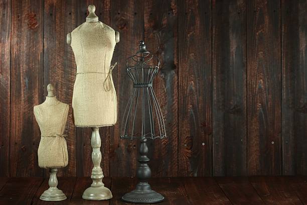 istock Old Antique Busts on Wood Grunge Background 188000863