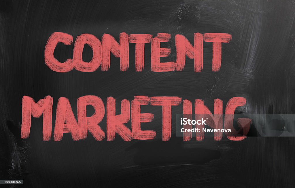 O conteúdo de Marketing conceito - Royalty-free Artigo Escrito Foto de stock