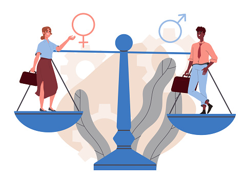 Equal Rights Vector Concept Stock Illustration - Download Image Now ...