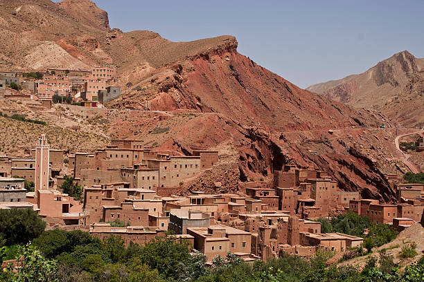 istock village in Dades Gorges 188006820
