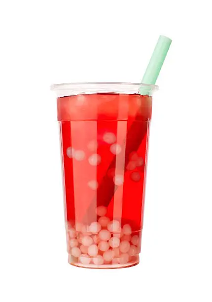 berry flavoured bubble tea