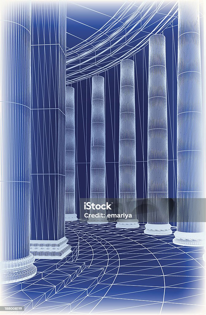 Column Design Abstract Column Architecture Vector Stock Illustration - Download Image Now ...