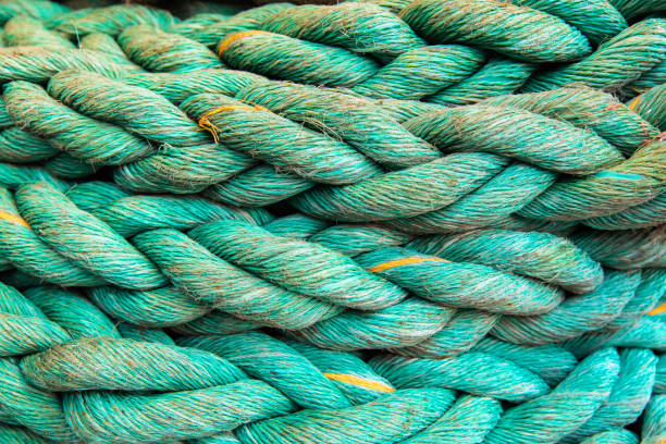 istock Close-up of a mooring rope. 1880100957
