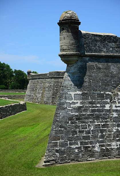 istock Castillo de San Marcos fort and lookout tower 188010890