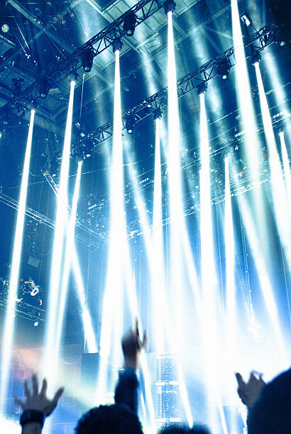 istock Concert Lighting, arms in the air 188011414