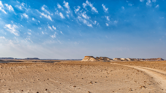 Rocky desert in Saudi Arabia