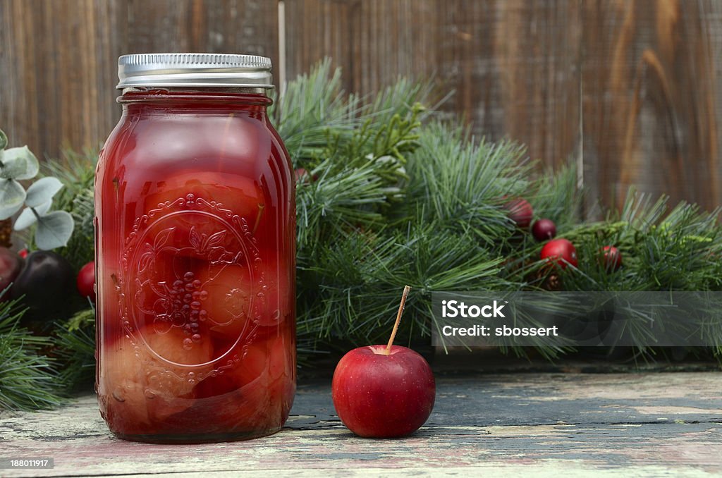Old Fashioned Spiced Crab Apples Stock Photo - Download Image Now