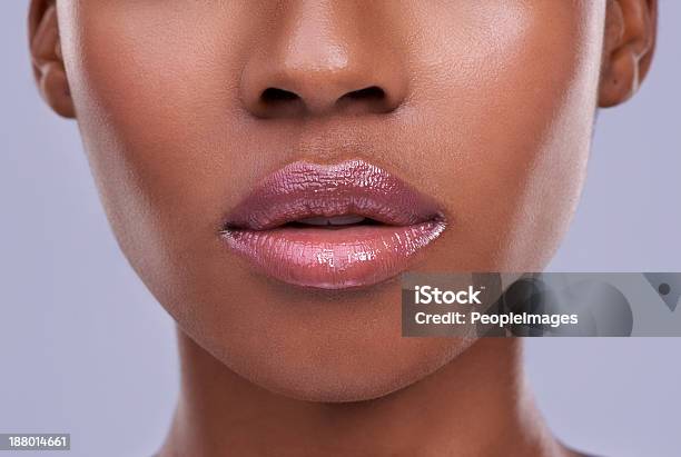 Lucious Lips Stock Photo - Download Image Now - Human Lips, Women, One Woman Only