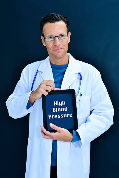 istock Doctor concerned about high blood pressure 188014800