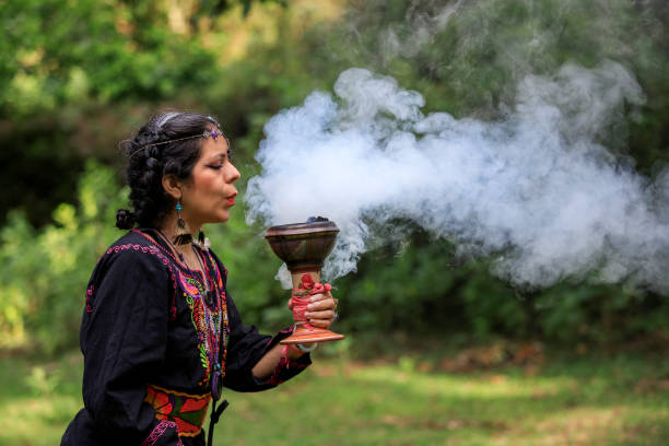 istock Mexican Holistic Healer with incense VI 1880161394