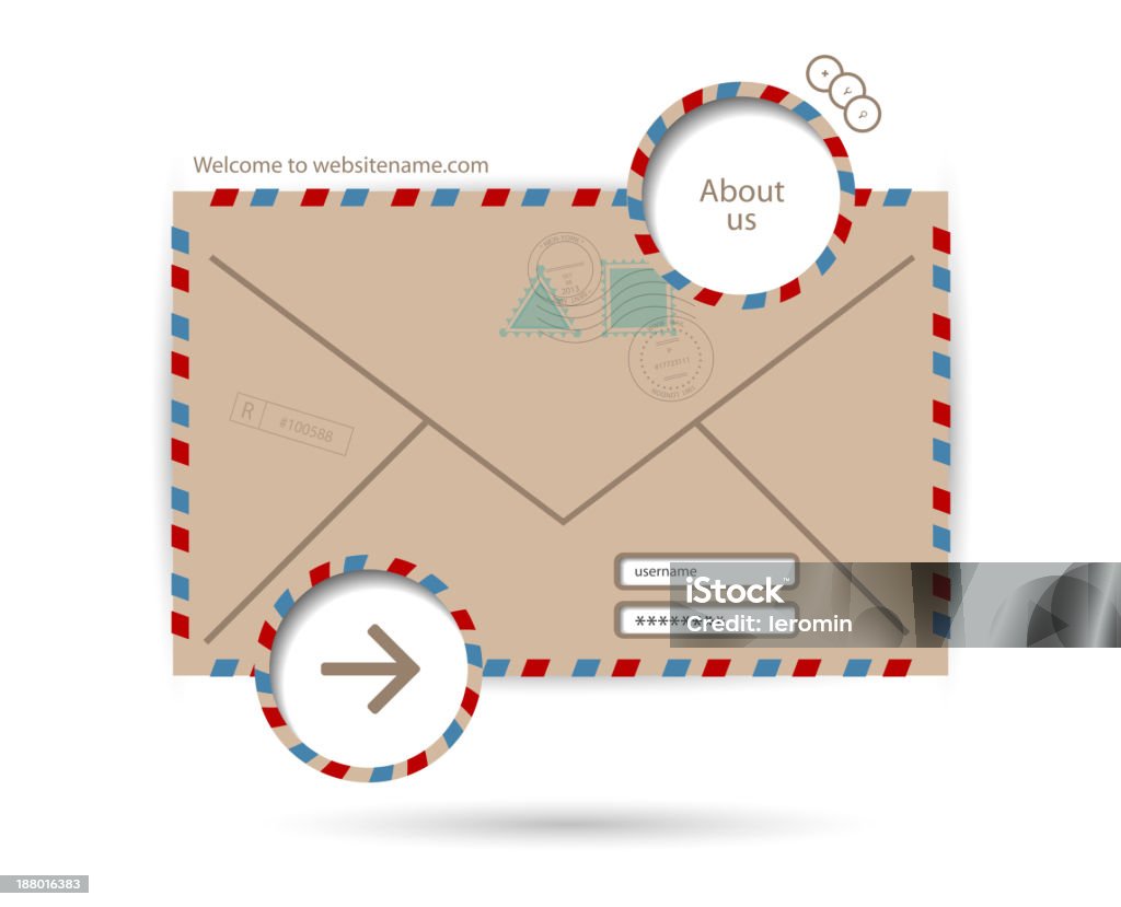 Web Design Vector Envelope Stock Illustration - Download Image Now ...