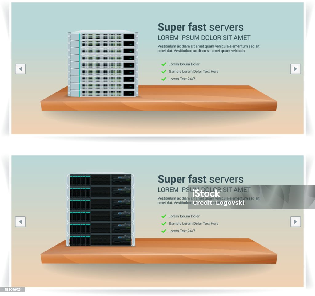 Http Server Banner Server Banners Stock Illustration - Download Image Now - Blank ...