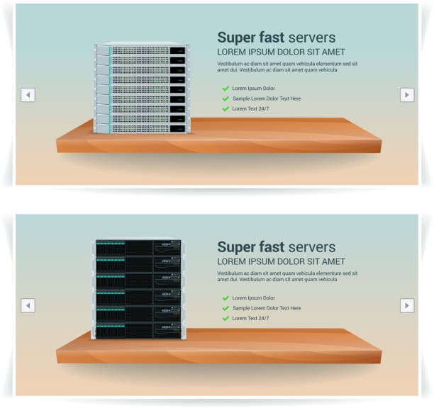 Server Rack Banners 200+ Server Rack Shelf Stock Illustrations, Royalty-Free Vector ...