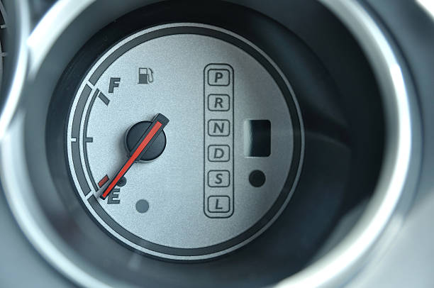 istock Car 's fuel-meter with gear control 188020677