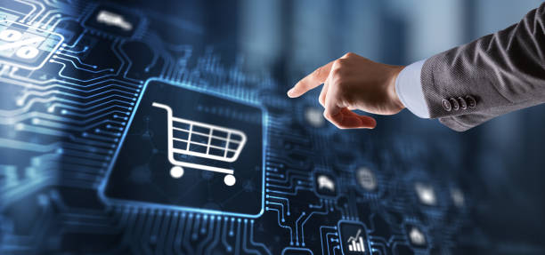 istock Businessman clicks E-commerce Global Business Digital Marketing 1880209789