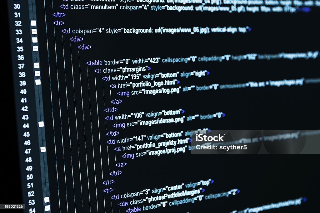Html Web Code Stock Photo - Download Image Now - Computer Programmer ...