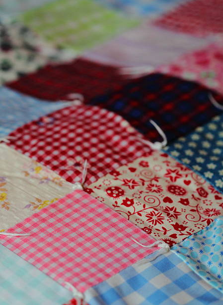 istock Blanket from Colorful Quilt Blocks 188022710
