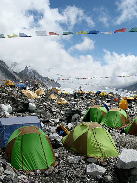 istock Tents at Everest Base Camp in Nepal 188022755