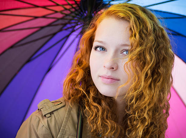 istock Beautiful redhead girl. 188022795